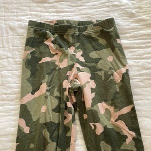 Camo/Army girls leggings from old navy.